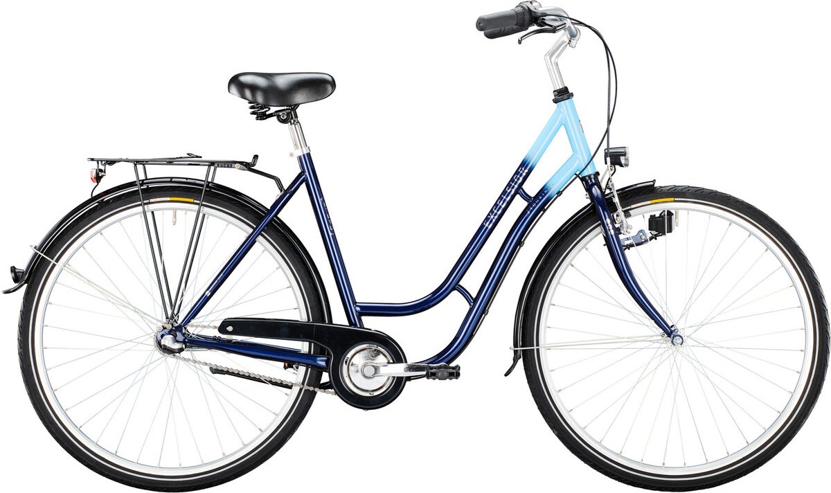 Excelsior Touring Singlespeed, blauw Fiets kopen online