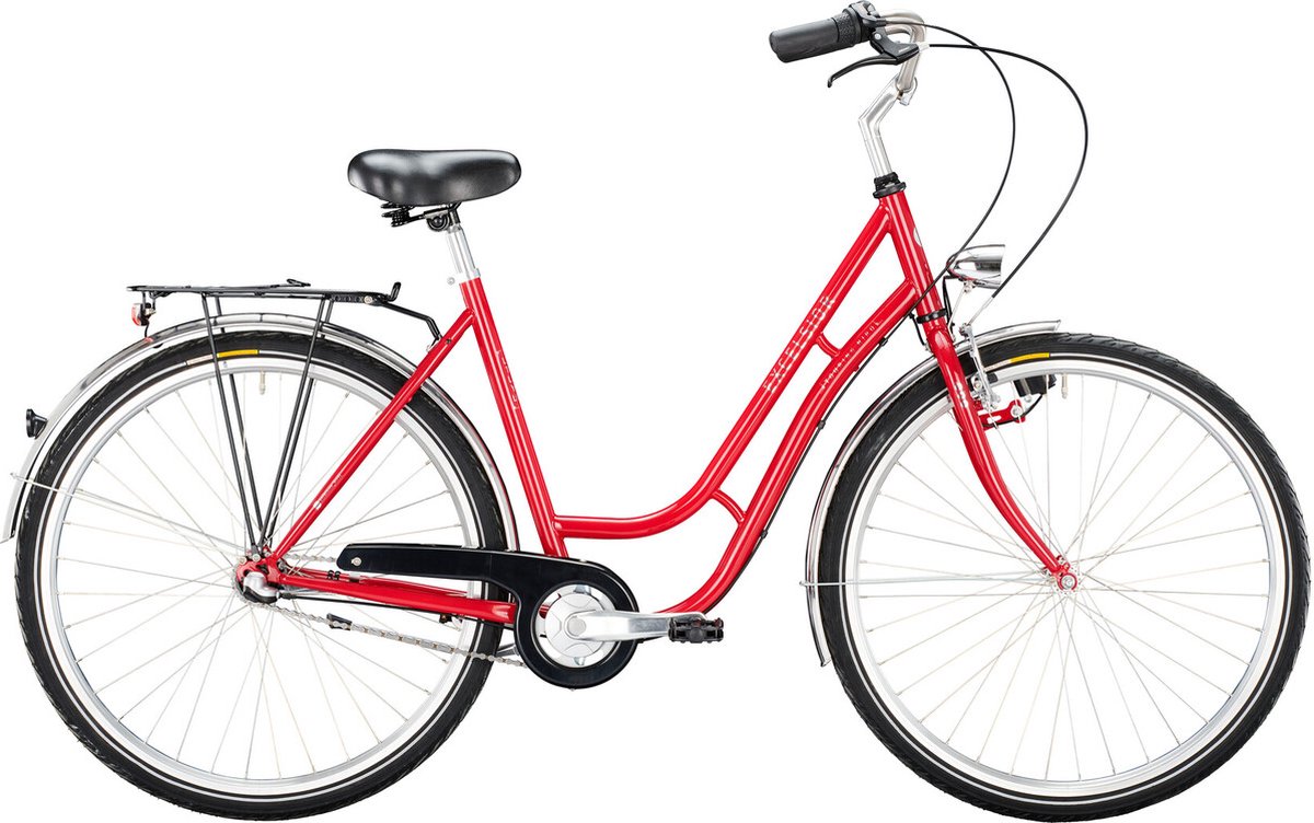 excelsior touring singlespeed rood