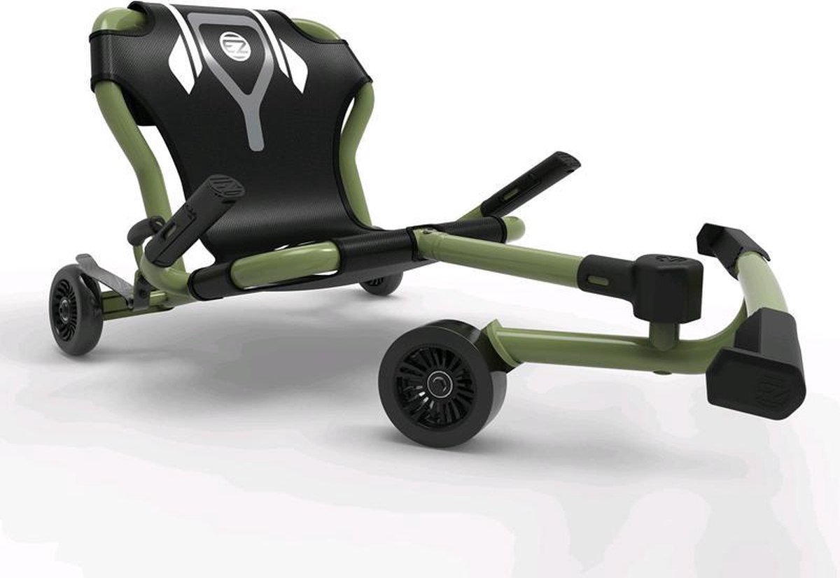 ezyroller classic x skelter ligfiets driewieler verlengbaar khaki