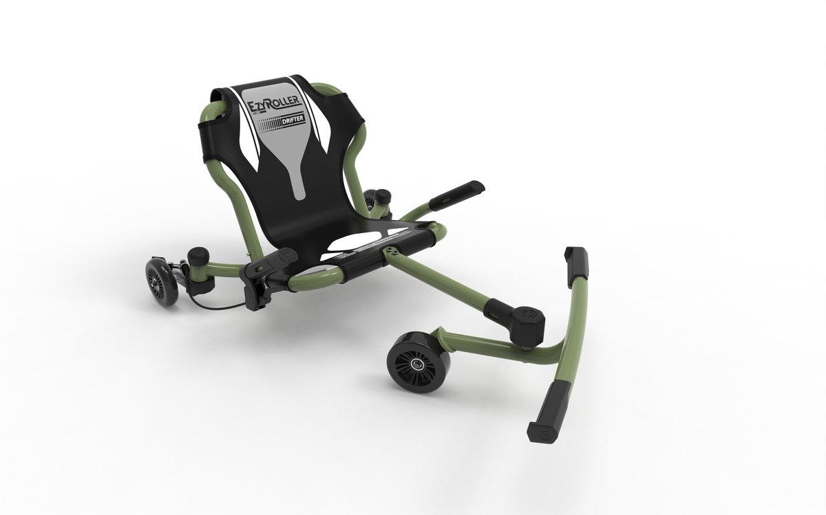 Ezyroller Drifter X - Skelter - Ligfiets - Driewieler - Verlengbaar - khaki Skelter kopen online