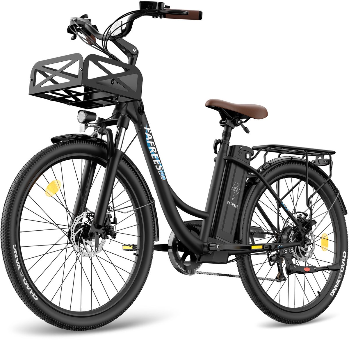 fafrees f26 lasting stads elektrische fiets 250w motor 36v20 3ah accu 26x1 95 banden 100km bereik 25 km u snelheid zwart