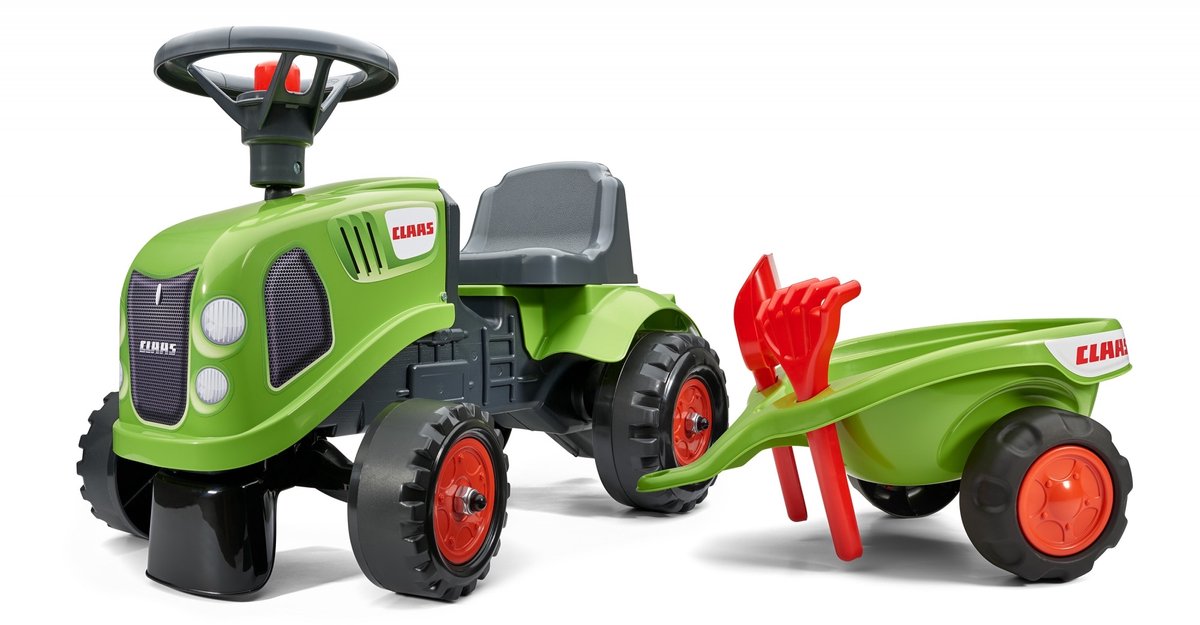 Falk Baby Claas Ride-On - Jongens - Groen - Tractor Loopauto kopen online
