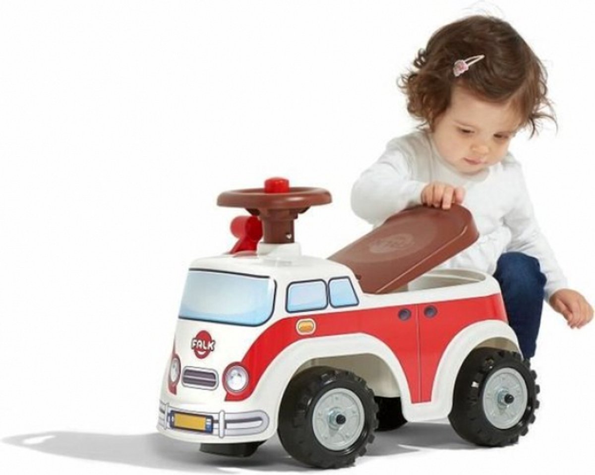 Falk Loopauto Vintage Mini Van Loopwagen 1-3 jaar Loopmotor kopen online
