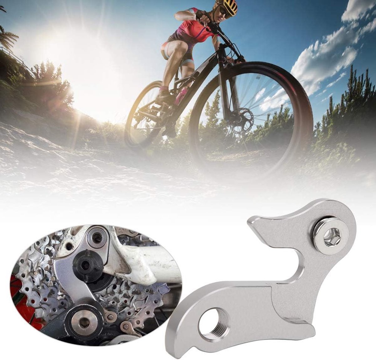 fietsderailleurhanger cnc aluminium achterderailleurhanger frame gear tail hook