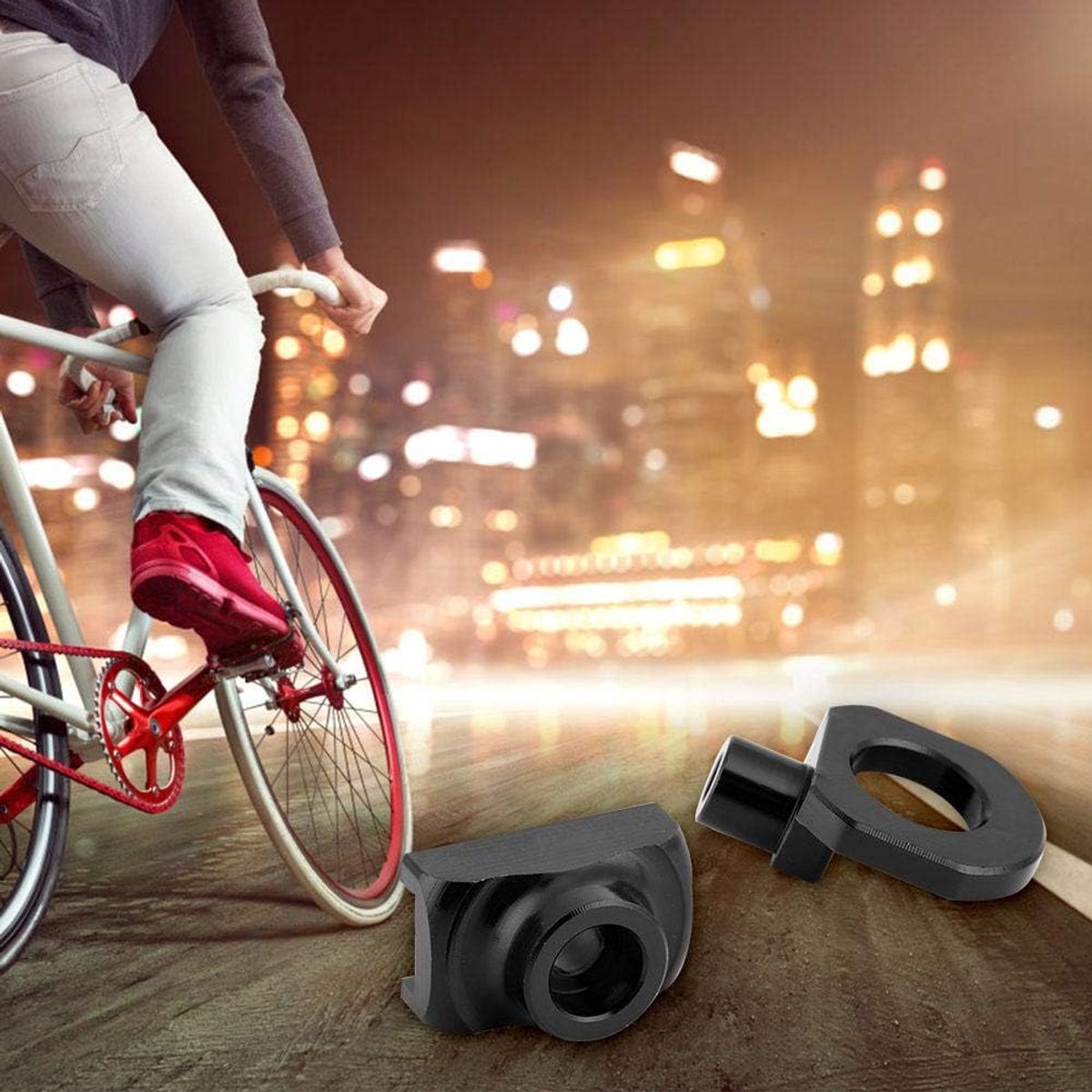 fietskettingspanner fietskettinggeleider insteler voor vouwfiets single speed bike fixie