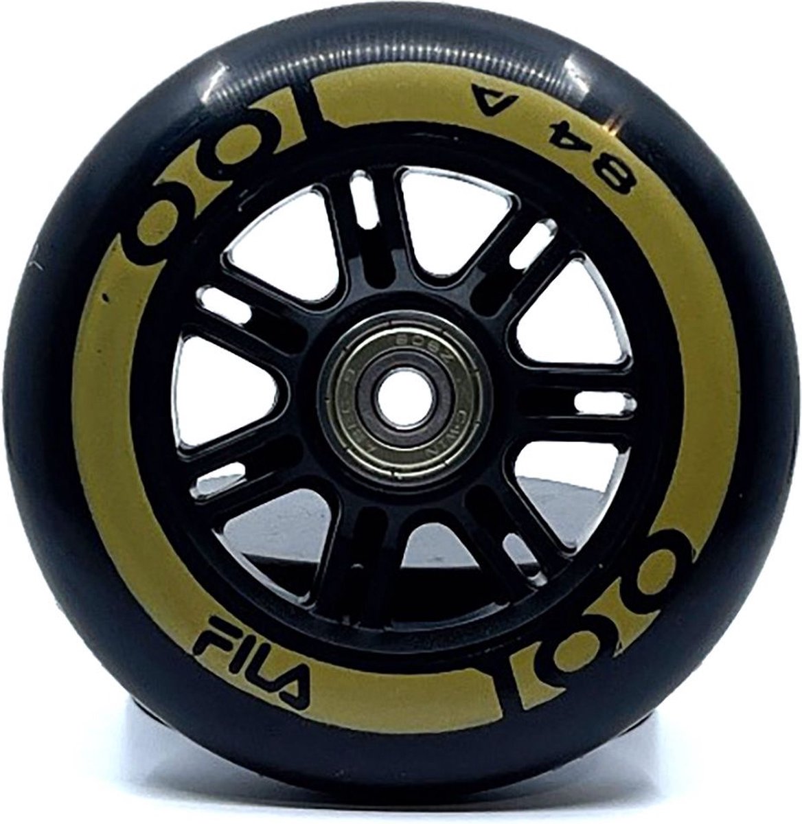 Fila CF Combo inline skate wielen 100mm met abec9 lagers (6 stuks) Skateonderdeel kopen online