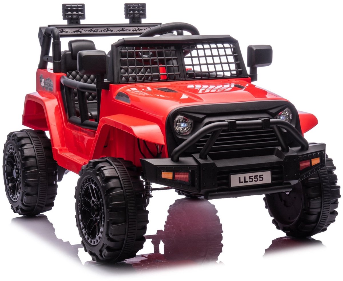 FINOOS - Elektrische Kinderauto 12V Met Afstandsbediening - Rood Accuvoertuig kopen online