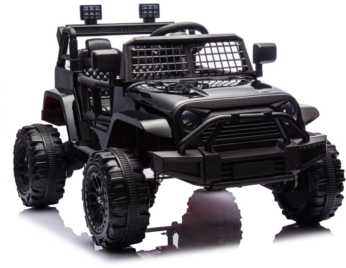 FINOOS - Elektrische Kinderauto 12V Met Afstandsbediening - Zwart Accuvoertuig kopen online