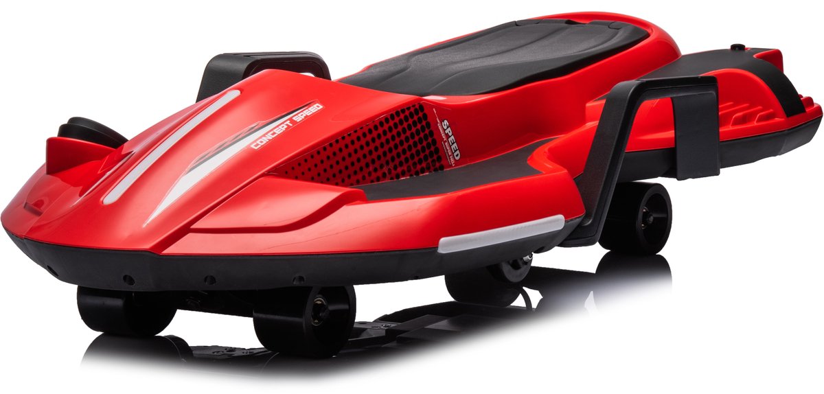 FINOOS elektrische kindervoertuig - elektrische kinderauto - Balanceboard - Hooverboard rijdend speelgoed 18V Rood Accuvoertuig kopen online