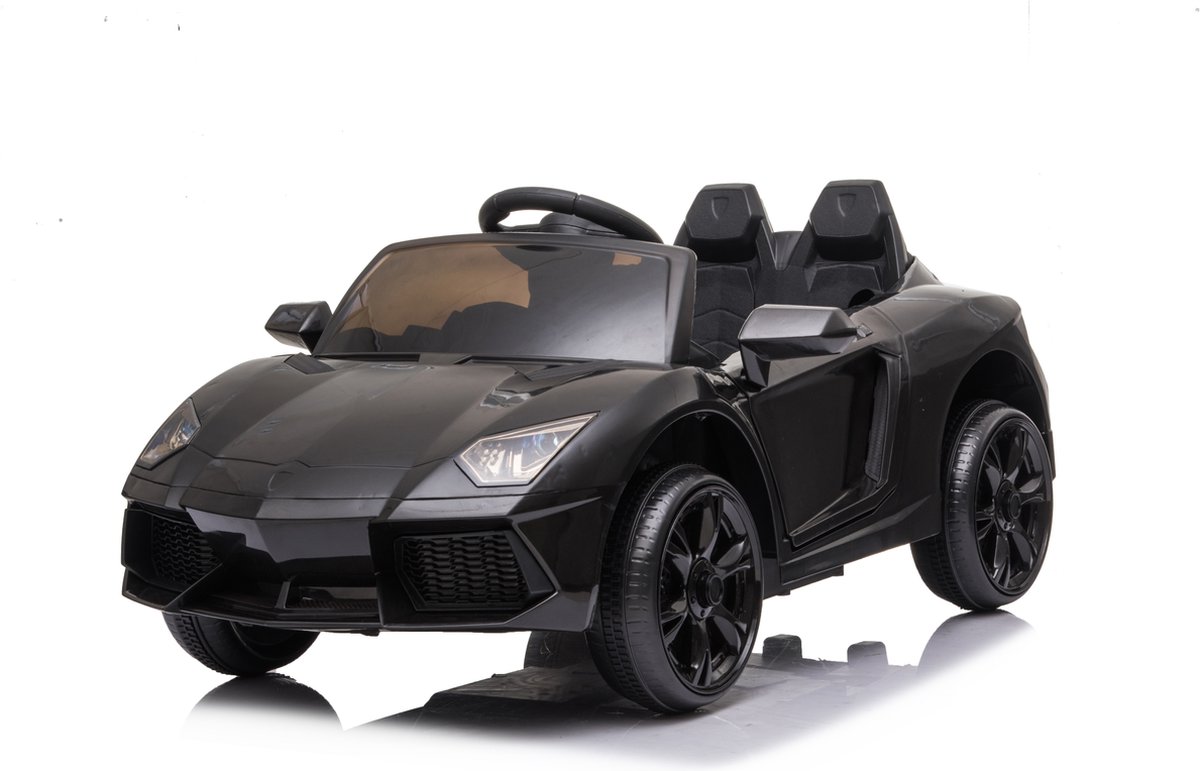 finoos speedy elektrische kinderauto 12v 1 tot 4 jaar zwart