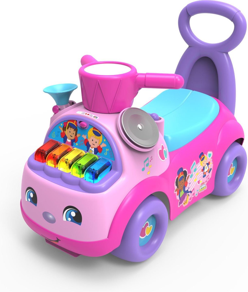 fisher price little people music parade roze loopauto