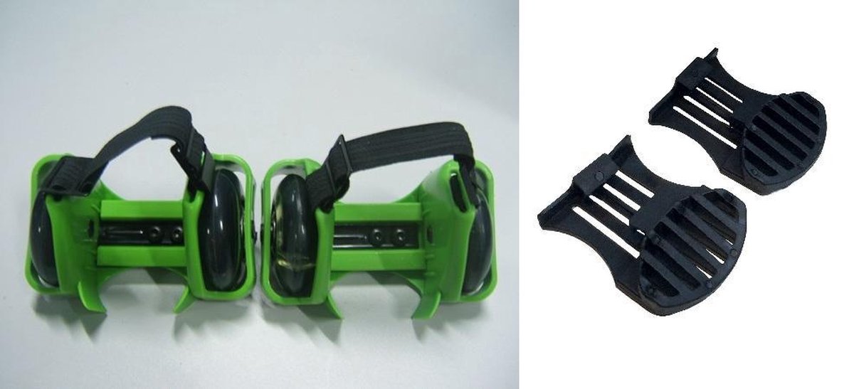 Flashing Rollers groen met rem max 90kg Skateonderdeel kopen online