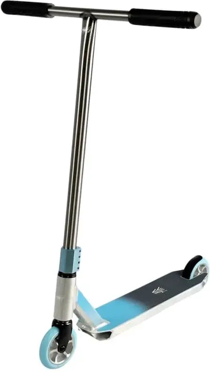 flyby air v2 pro scooter stuntstep chrome blauw