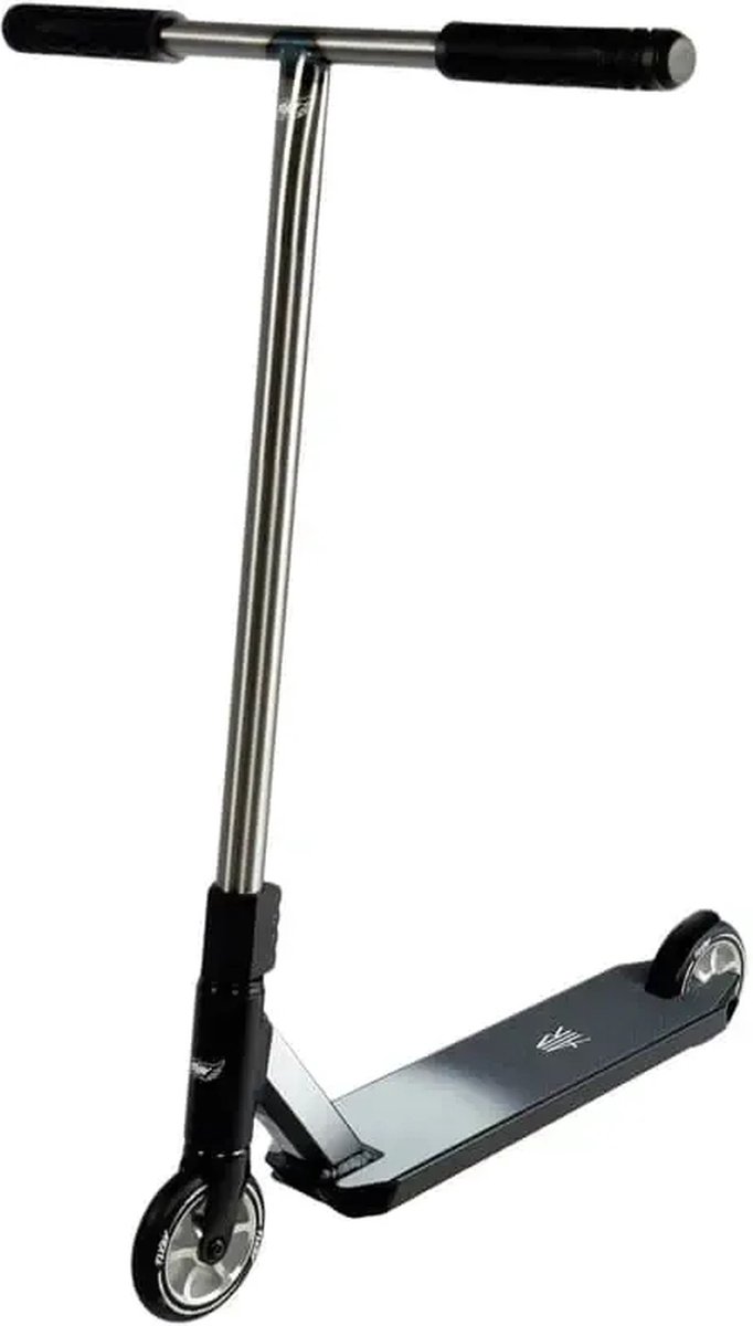 flyby air v2 pro scooter stuntstep zwart chrome