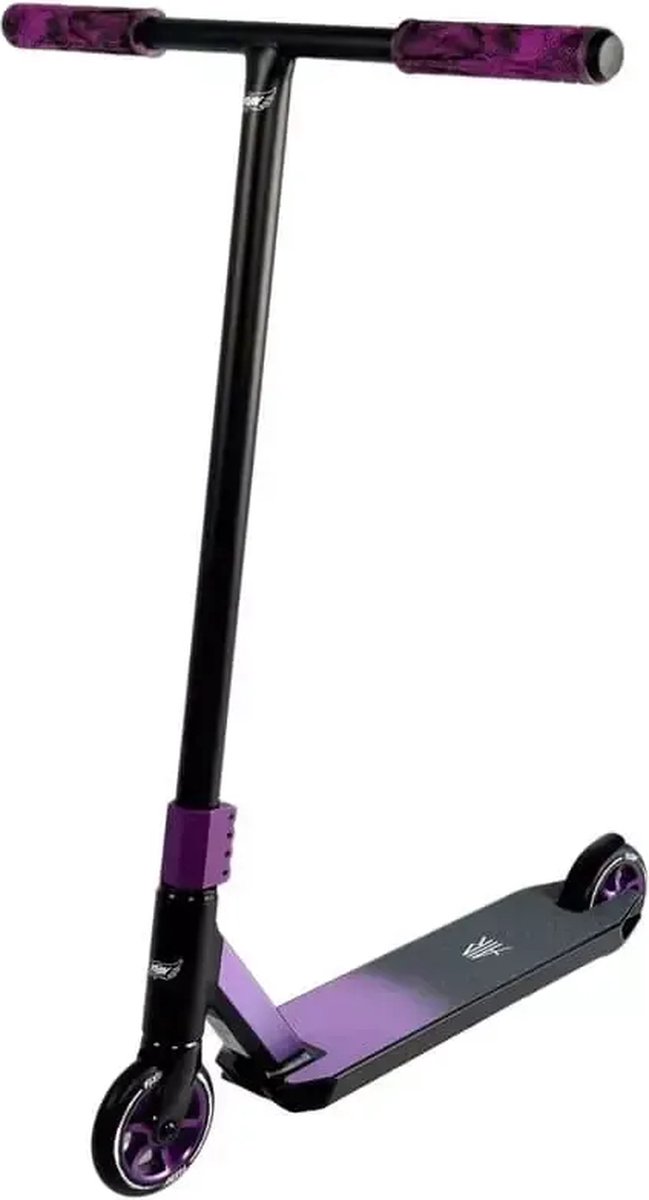 flyby air v2 pro scooter stuntstep zwart paars