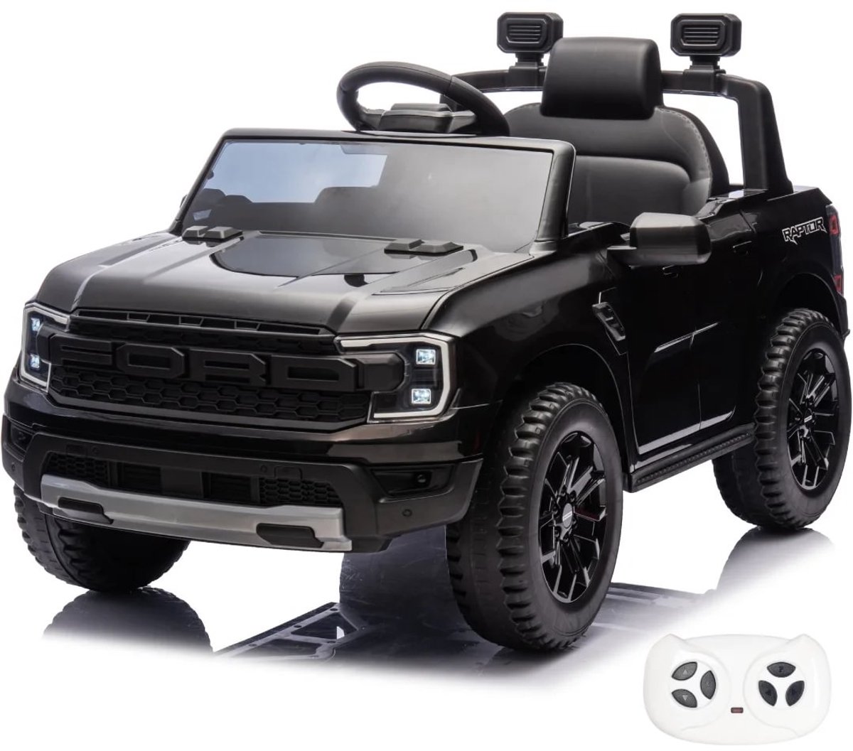 ford raptor elektrische kinderauto 12v 1 tot 5 jaar zwart