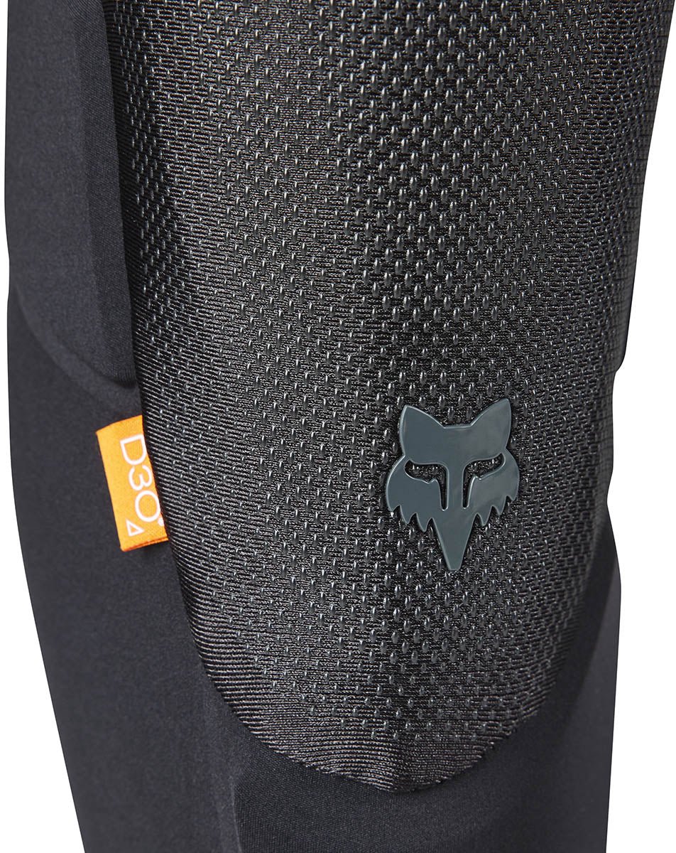 fox launch elite knee shin guard black