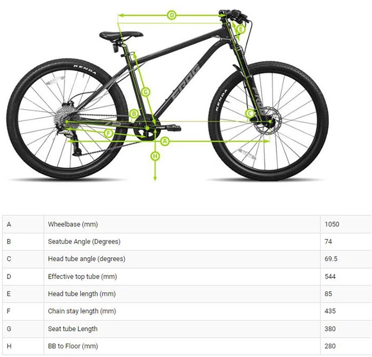 frog bikes 69 26 mountainbike rood