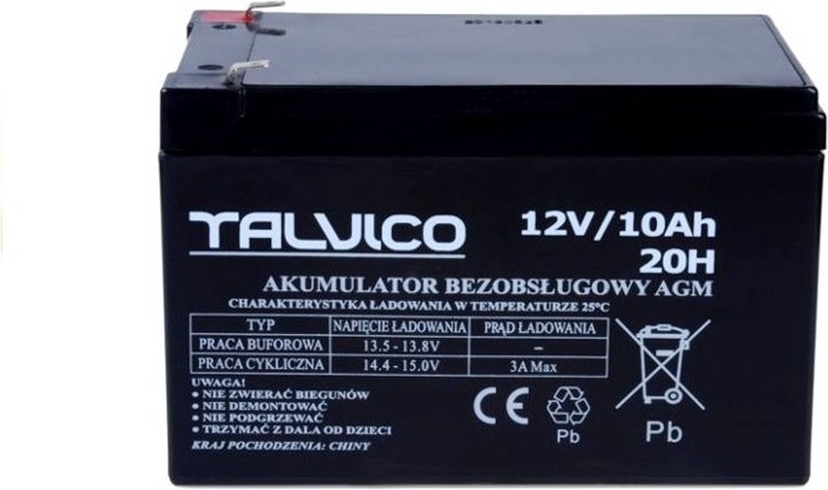 Gel accu - elektrische kinderauto - 12V / 10Ah Accuvoertuig kopen online