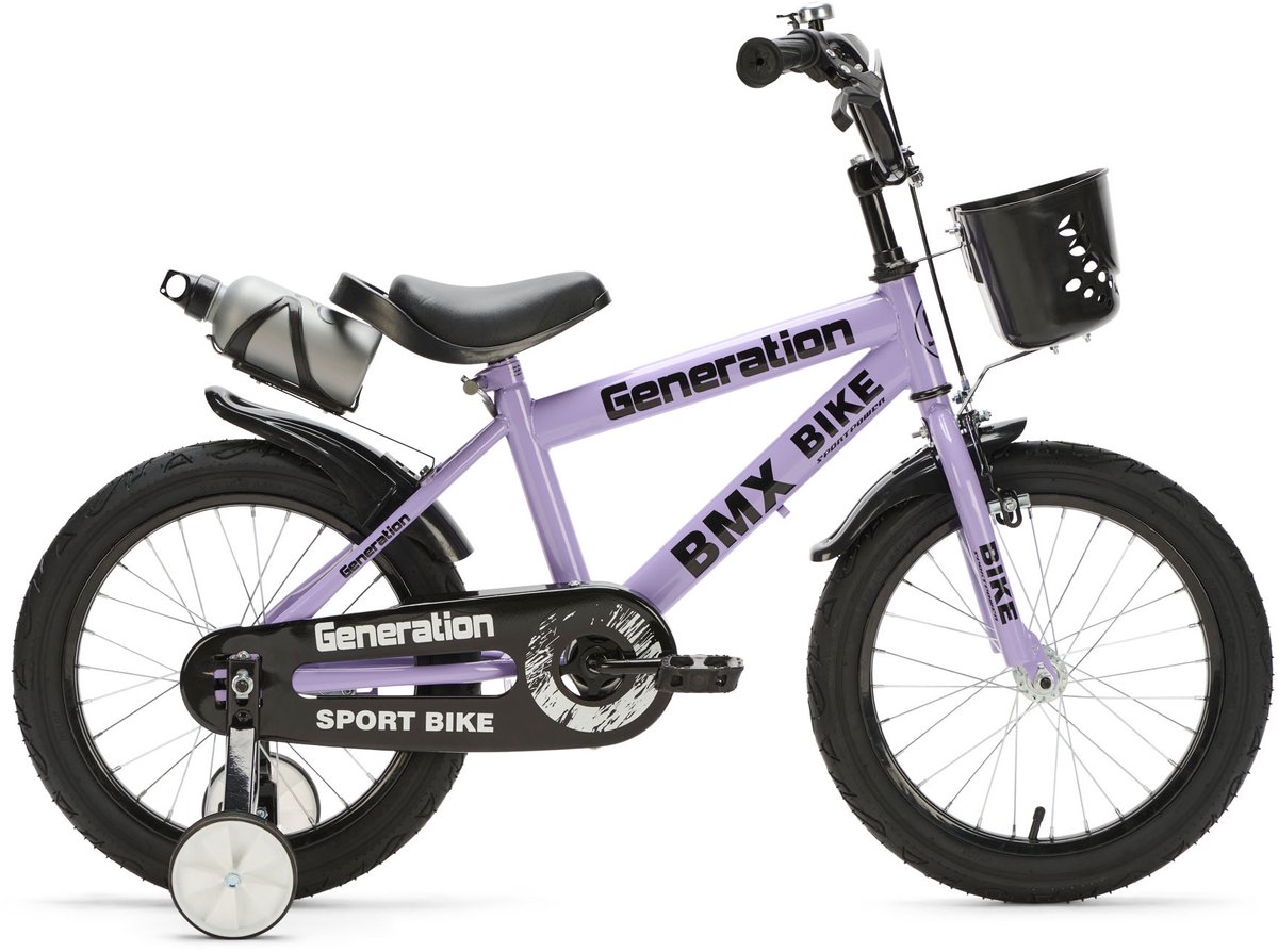 generation bmx 16 inch lila kinderfiets