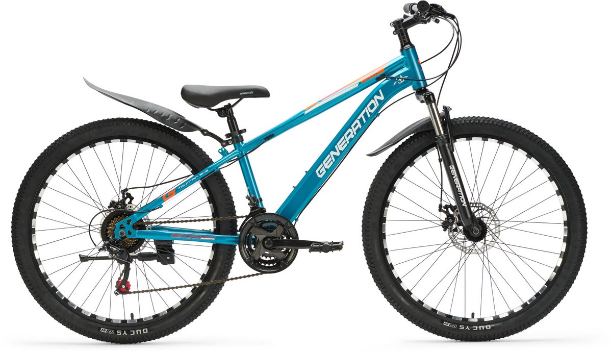 Generation M-760 Mountainbike 26 inch – Lichtblauw met spatborden Fiets kopen online