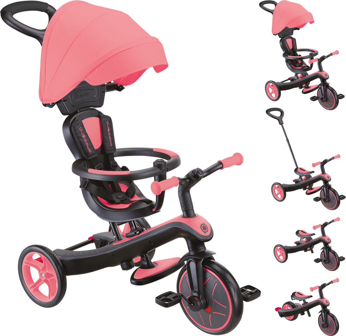 Globber Explorer Trike 4in1 driewieler Kinderen Vooraandrijving Staand Driewieler kopen online