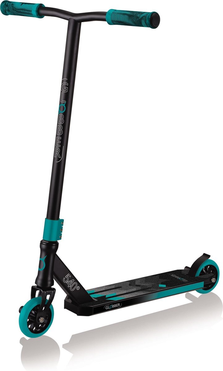 Globber GS 540 Stuntstep Zwart/Turquoise Step kopen online
