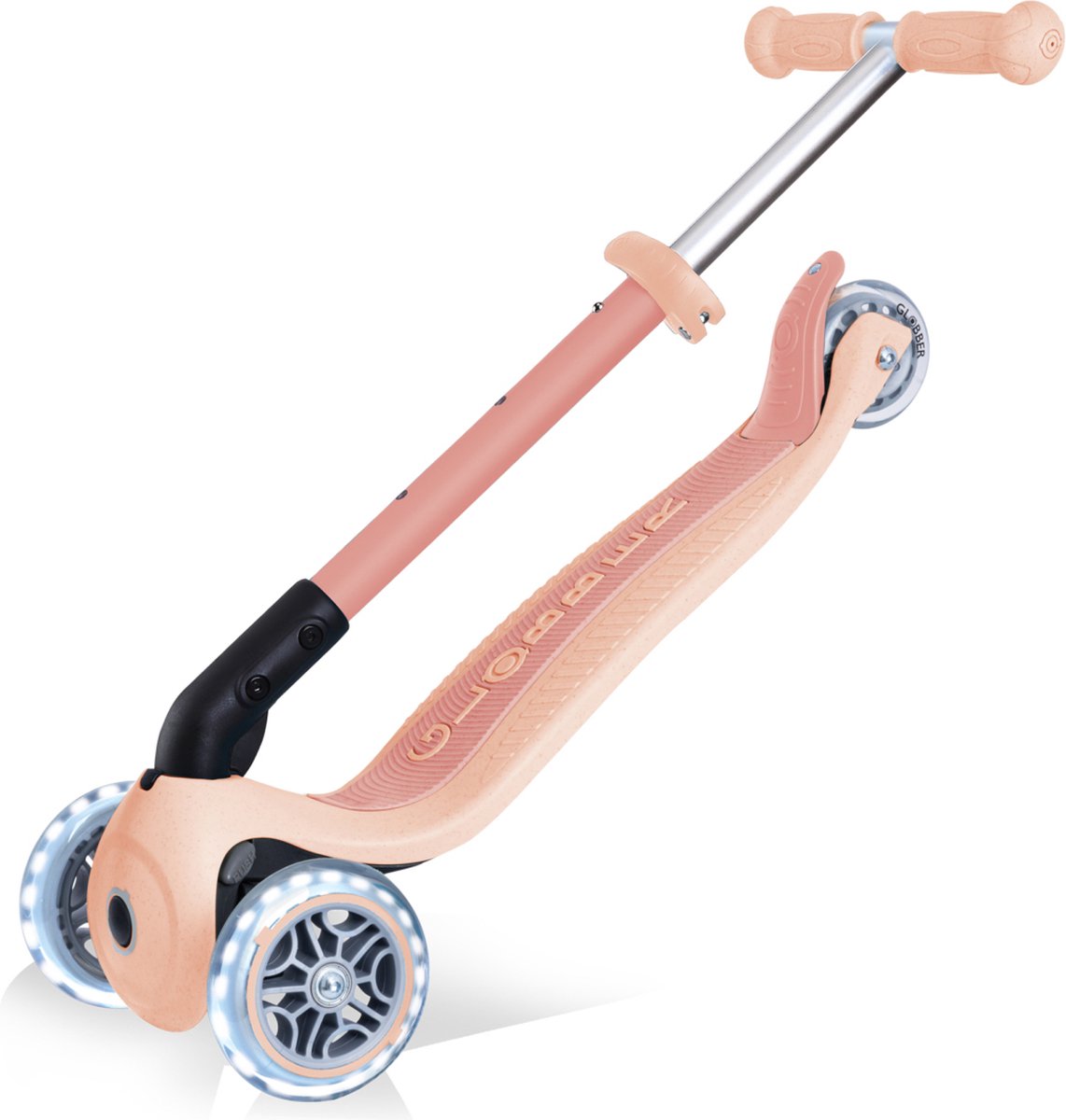 Globber Primo ECO foldable lights step in Peach Step kopen online