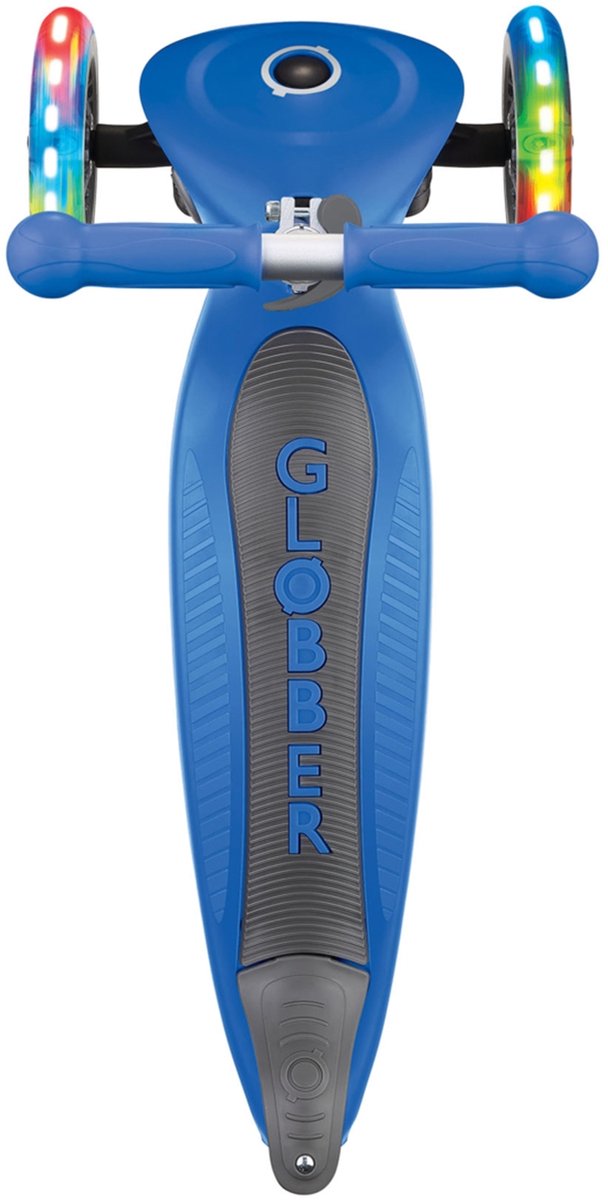 Globber Primo Foldable Lights step met 3 wielen in blauw Step kopen online