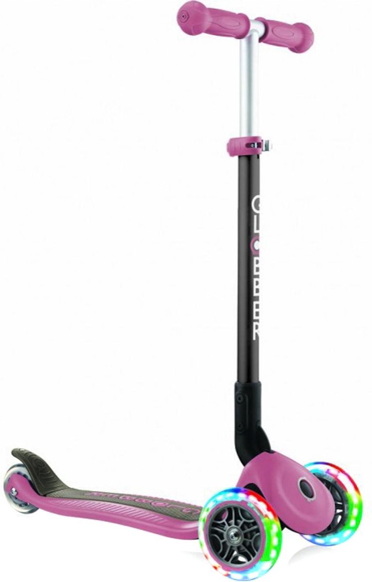 Globber Primo Opvouwbare step Met 3 Wielen in het Pastel Roze Step kopen online