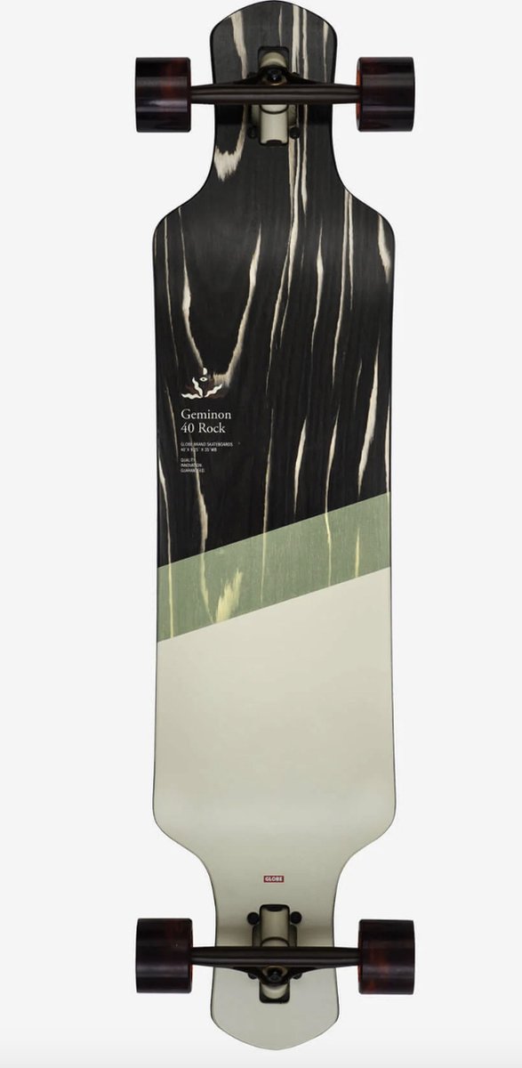 GLOBE skateboards 9987946 > longboards Geminon 40 Rock - Black Maple Mix Color Longboard kopen online