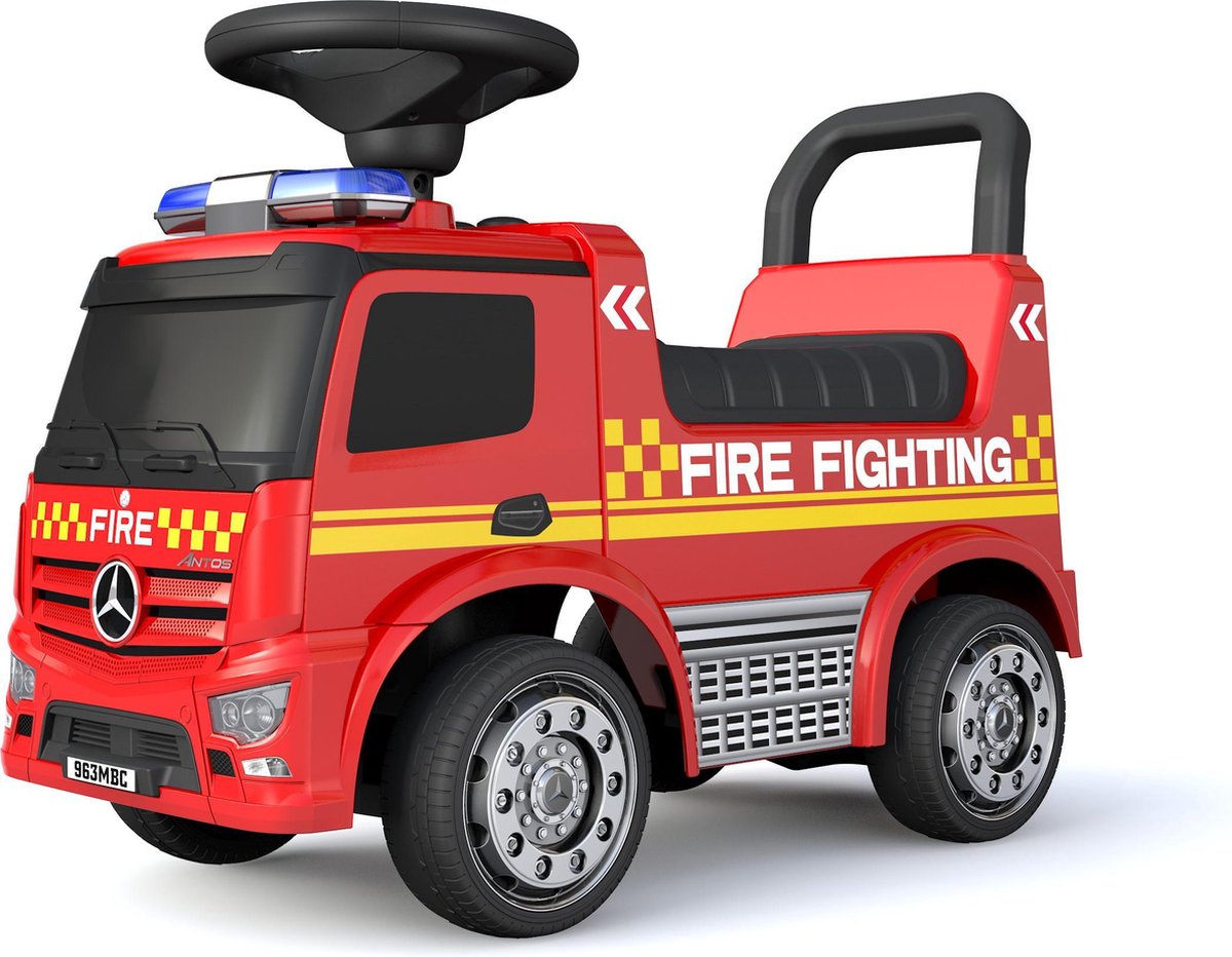 Happy Baby Loopauto Brandweer Rood Loopauto kopen online