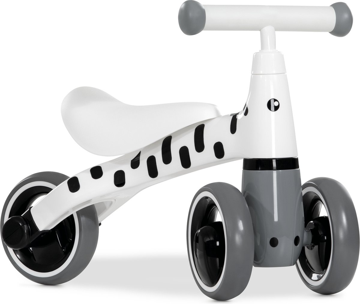 Hauck loopfiets 1st Ride Three voor kinderen vanaf 12 maanden tot 20 kg, 3 wielen EVA, Zebra White Loopfiets kopen online