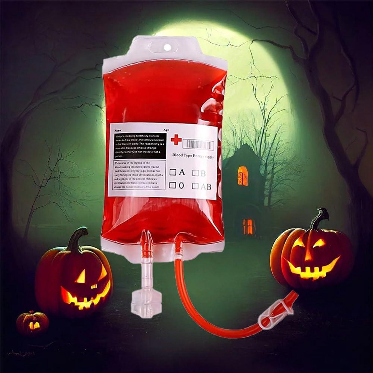 herbruikbare infusiezak bloedzak 5 stuks halloween drinkfles bloedzak 350 ml voor halloween feestjes drankzak bloedzak herbruikbaar