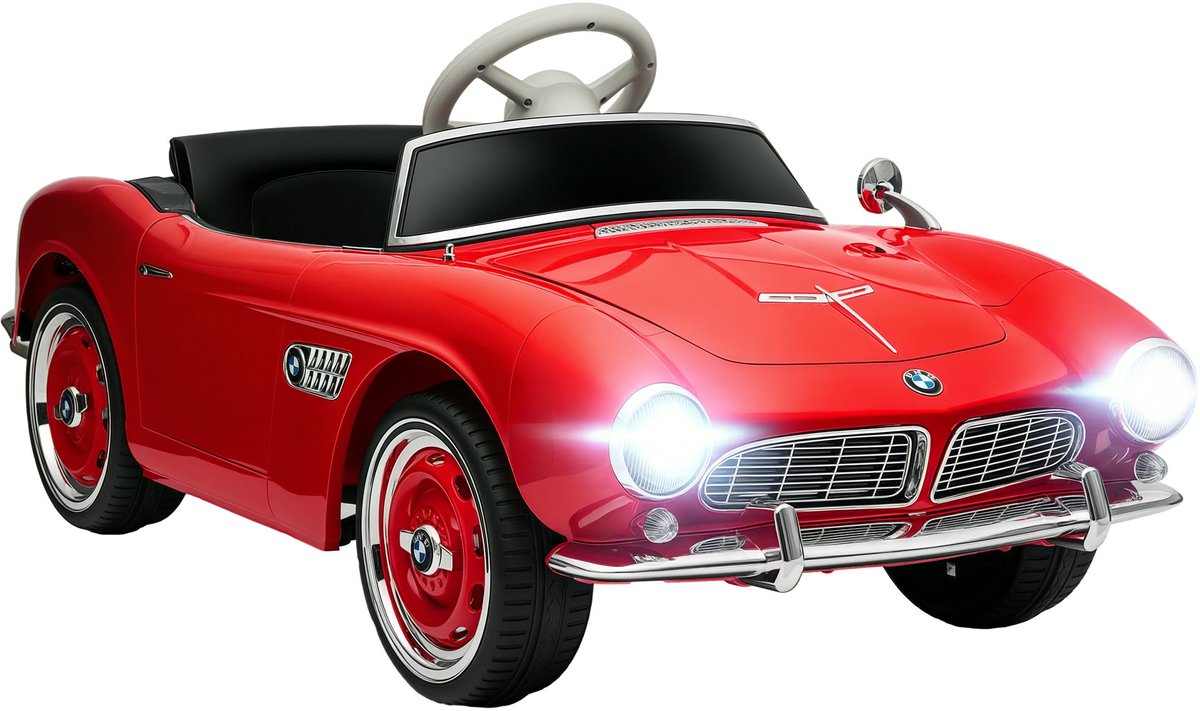 HOMCOM - Elektrische kinderauto - 115x55x47cm - Polypropyleen - Rood Trapauto kopen online