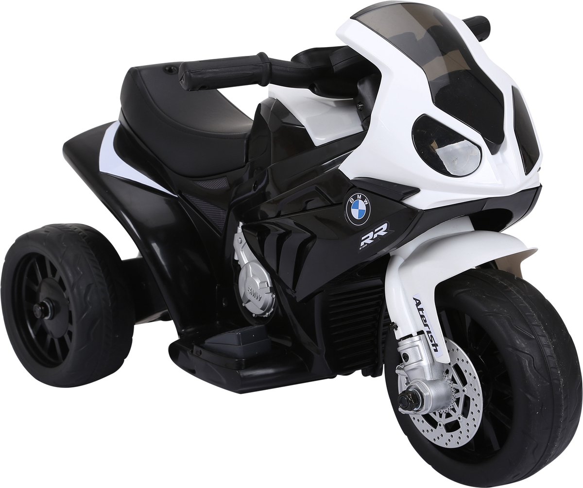 HOMCOM elektrische kindermotor - BMW licentie - met Koplampen - zwart Loopmotor kopen online