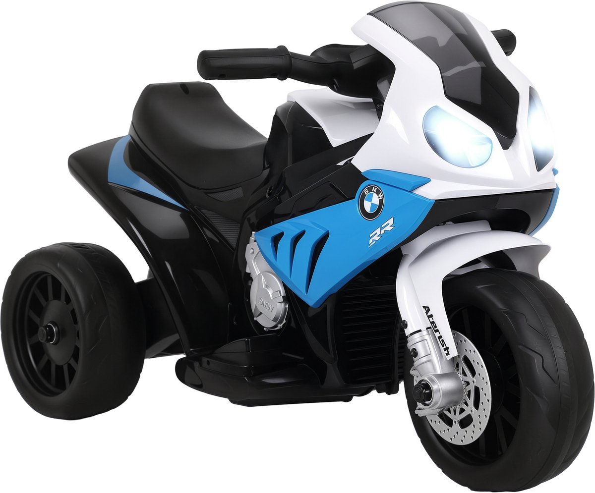 HOMCOM-Elektrische motorfiets-66x37x44cm-PP-Blauw Accuvoertuig kopen online