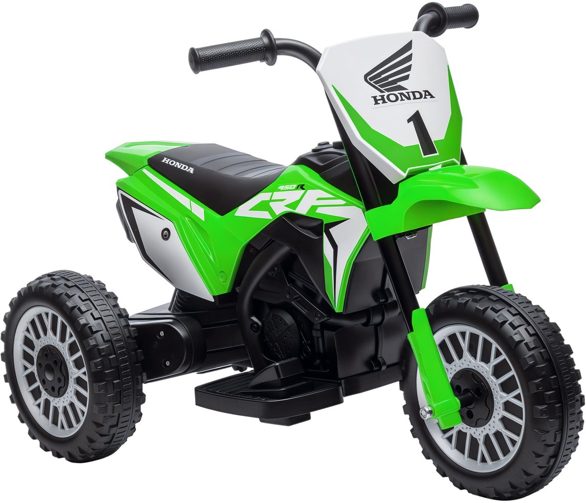 HOMCOM Elektrische motorfiets voor kinderen Kunststof, Metaal 71L x 40,5B x 43,5H cm Groen Accuvoertuig kopen online