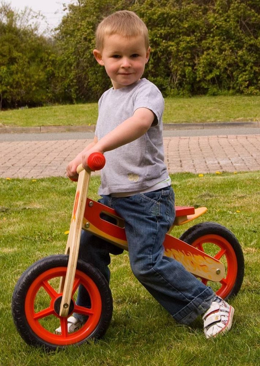 Houten Loopfiets - Rood Loopfiets kopen online
