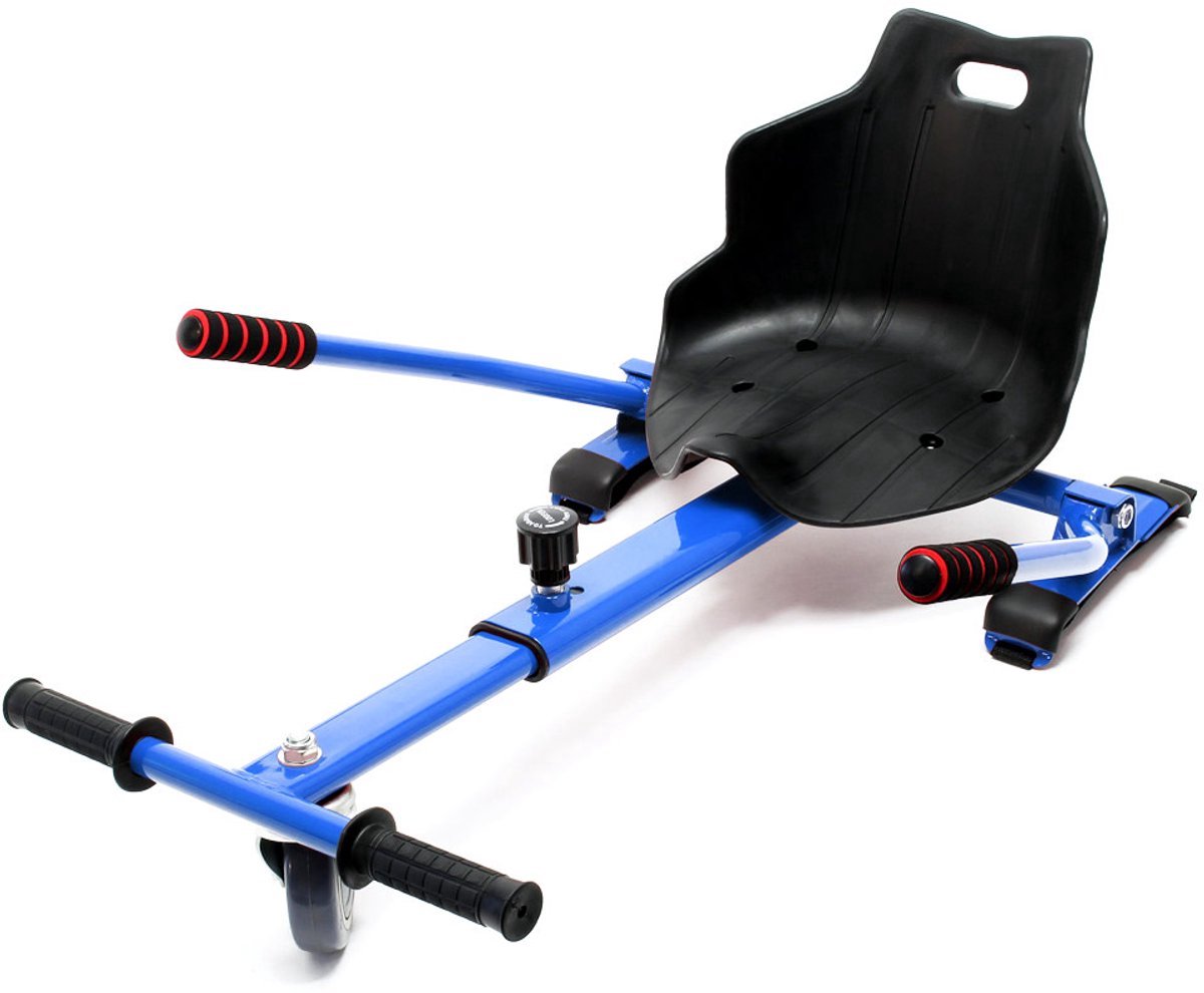 hoverboard kart hoverkart voor hoverboard hoverkart voor oxboard zitje scooter voor 6 5 8 5 en 10 inch hoverboard kart uitbreiding hoge kwaliteit materiaal blauw