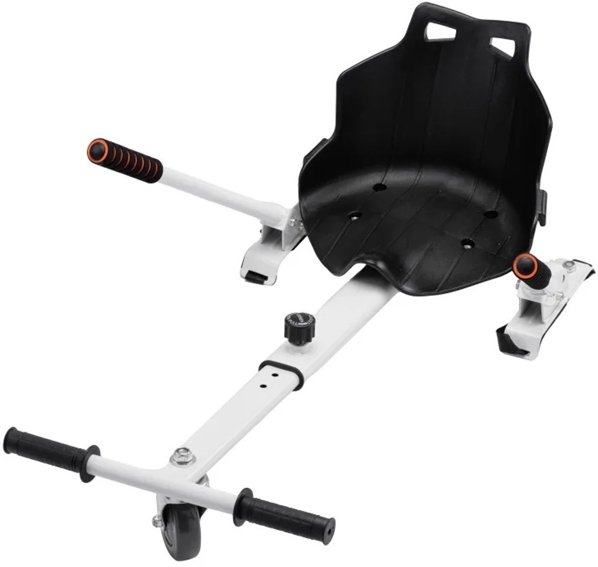 hoverboard kart hoverkart voor hoverboard hoverkart voor oxboard zitje scooter voor 6 5 8 5 en 10 inch hoverboard kart uitbreiding hoge kwaliteit materiaal wit