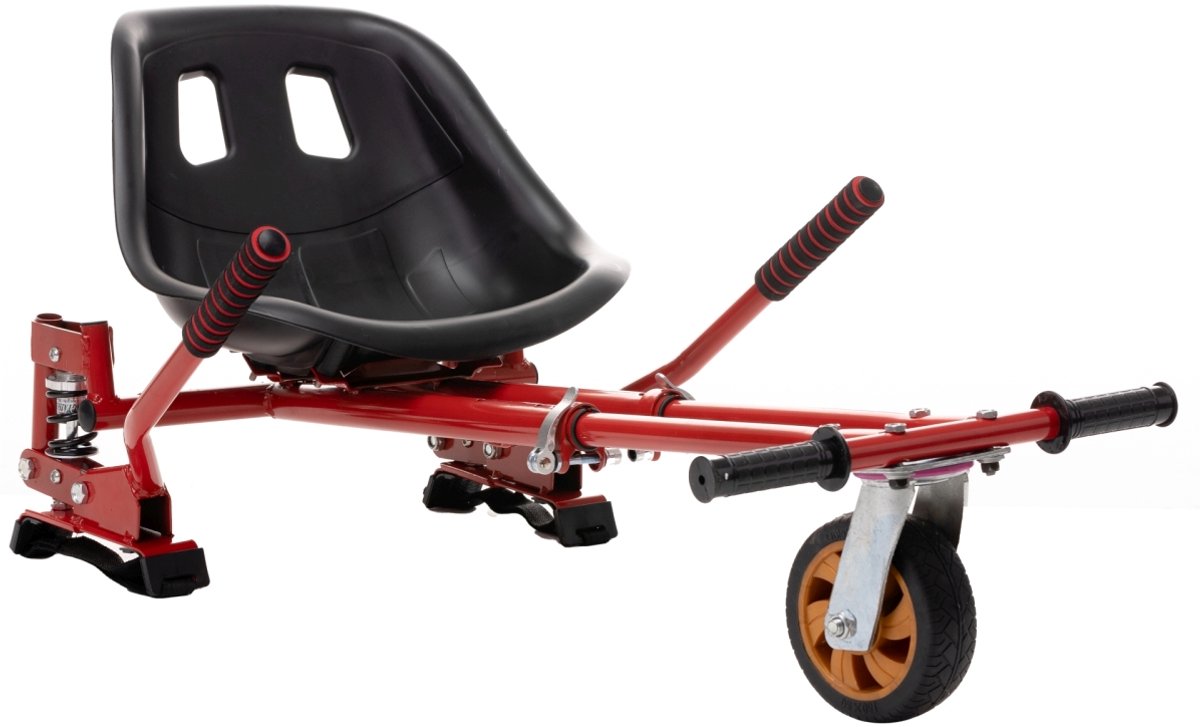 Hoverkart Offroad - Hoverseat All-Road met Dubbele Vering - Rood - Ergonomisch Zitje voor Hoverboard - Schokdempers - Geschikt voor 6.5/8.5/10 inch Buitenspeelvoertuigaccessoire kopen online