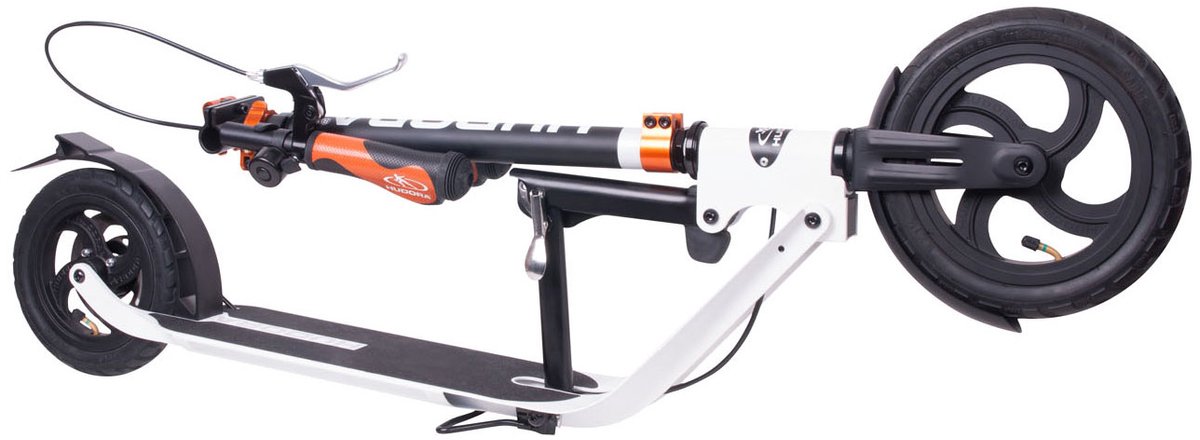 hudora big wheel air 230 step met dubbele rem