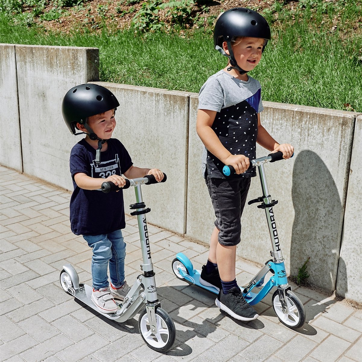 HUDORA Little Big Wheel Scooter Step - Blauw Step kopen online