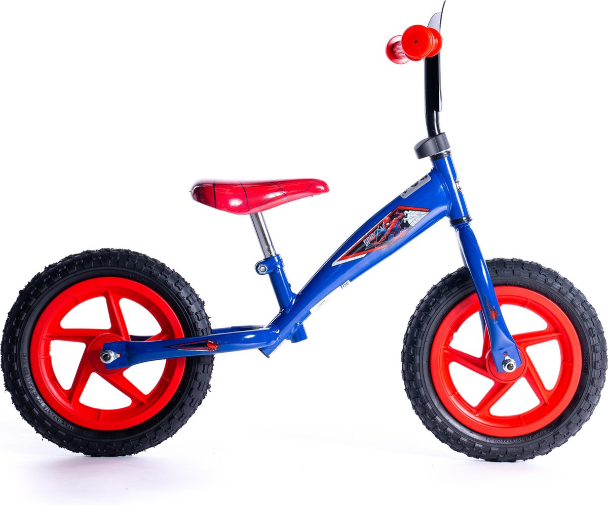 huffy spider man kids 12 inch loopfiets