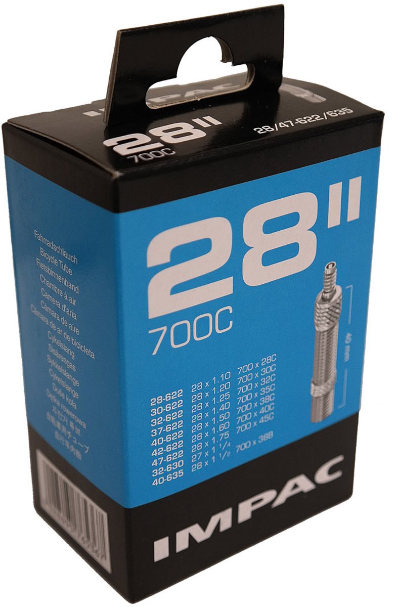 impac binnenband 28 inch dunlop ventiel etrto 37 622 duurzaam rubber 40 mm ventiellengte
