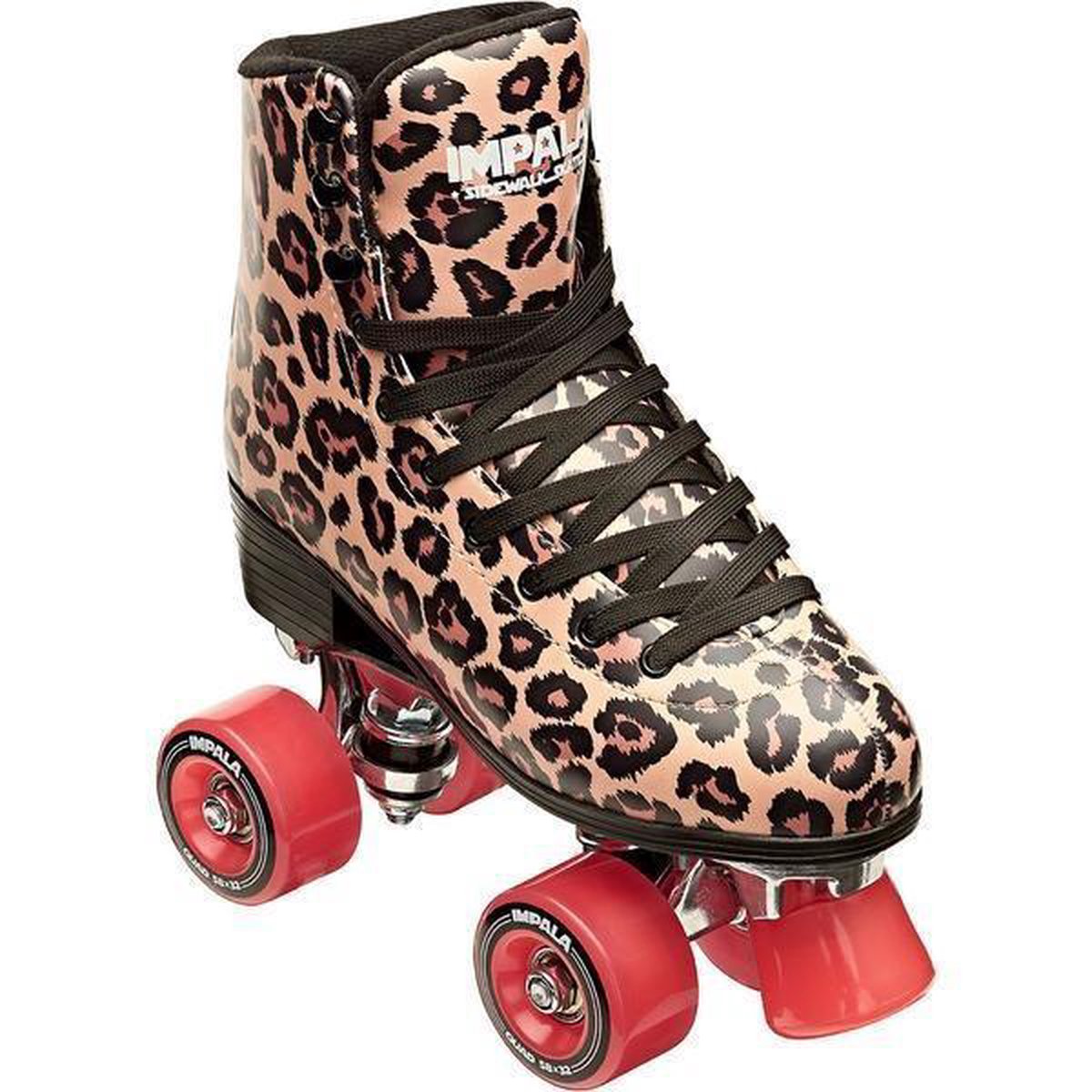 Impala Quad Skate Roller Skates - Multicolor (Leopard) - Maat 35 Rolschaatsen kopen online