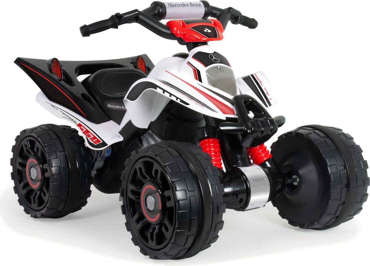 Injusa Mercedes Benz The Beast Accuvoertuig Quad 12v Wit/zwart Accuvoertuig kopen online
