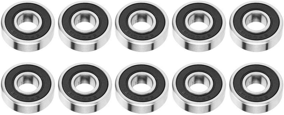 Inovra Plus - dragende bal set van 10 stuks voor skateboard 6000-2RS met rubberen afdichting en afmetingen 10mm x 26mm x 8mm Skateonderdeel kopen online