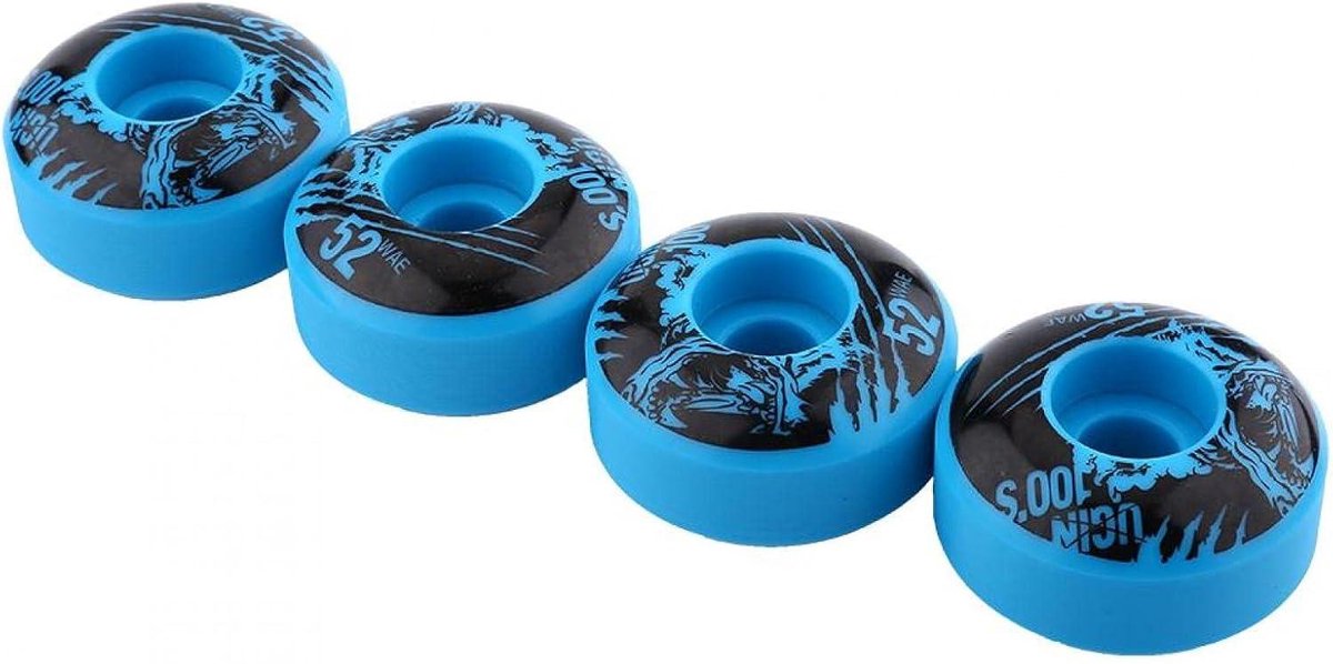 Inovra Plus - Skateboard Wielen Set van 4 stuks, 52mm x 30mm, voor Longboard en Cruiser - Duurzaam PU Materiaal, Outdoor Gebruik Longboard kopen online